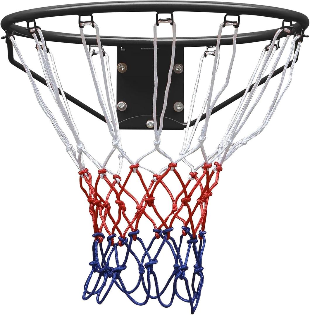 Basketball Folding Hoop, Basketball Net,All-Weather Basketball Net, Wall Hanging 18" Basketball Folding Hoop, Basketball Net,All-Weather Basketball Net, Wall Hanging 18"