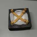 Petygooing White Raised/Elevated 15Slanted Ceramic Dog Bowl for Small Breeds,Tilted Anti Slip Pet Feeding Bowl,Food Water Dish with Stand for Cats and Small Dogs Puppy 13.5 OZ (5.1In / 1.7 Cups)