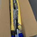 Pickleball Practice Rebounder Net: Pickleball Rebounder or 6FT Mini Pickle Ball Net Portable for Outdoor Driveway Backyard and Indoor Garage - 2in1 Trainer for Dink Volley Training (Yellow)