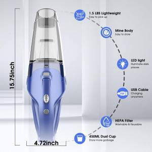 YOOHI 2222222 Handheld Vacuum