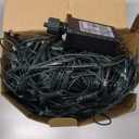 Joomer Christmas Net Lights - 12FT x 5FT 360 LED Plug-in Mesh Lights, Waterproof with 8 Modes, Timer, Connectable for Bushes, Trees, Garden, Outdoor Christmas Decor (Green Wire, White)