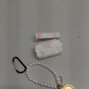 Boaretiu for AirPods Pro/Pro 2nd Gen Case with Pearl Bow Keychain - Stylish Protective Cover for Women, Cute Girls Kawaii Girly Unique Silicone Design Case for AirPods Pro & Pro 2, Butterfly