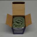 MIULEE Pack of 2 Decorative Outdoor Solid Waterproof Throw Pillow Covers Faux Linen Garden Farmhouse Cushion Cases for Patio Tent Balcony Couch Sofa 18x18 Inch Gray Green