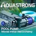 Aquastrong In/Above Ground Pool Pump High Flow Self Primming Swimming Pool Pump,Blue