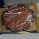 Farmhouse Oak 10" Lazy Susan Turntable Organizer for Cabinet, Round Wooden Lazy Susan Organization and Storage for Dining Table, Pantry, Kitchen, Countertop, Cupboard,Home Decor, Walnut Wood