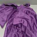 Medieval Cloak with Hood Short Hooded Cape for Adult Men and Women Halloween Renaissance (Purple)