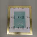 LaVie Home 8x10 Picture Frame Gold, 8 x 10 Frame with High Definition Plexiglass, Horizontal or Vertical Wall Wood Gallery Picture Frames Suitable for Picture Display, 1pc