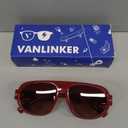 VANLINKER Retro 70s Aviator Sunglasses for Men Women Vintage Polarized Square Aviators VL9841