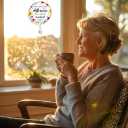 Retirement Gifts for Woman Men, Inspirational Suncatcher Gift for Women, Never Forget The Difference That You Make Appreciation Gifts