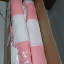 2 Pack Kids Teepee Tent with Mattress,Fitted Sheet,Light String,Washable Natural Cotton Toddler Play Tent for Girls Boys Indoor Outdoor Sleepover Slumber Birthday Party(Pink and White), 61.81 x 25.98 x 7.09 inches