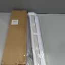LazBlinds No Tools No Drill 1" Vinyl Mini Blinds, Cordless Blinds for Windows, Light Filtering Horizontal Window Blinds & Shades, 20" W x 48" H, White