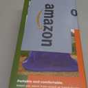 Down Puffy Blanket for Car Camping Outdoor Travel Backpacking, Duck Down Lightweight Portable Soft Warm Cozy Camping Blanket Quilt, 53"x78", Olive Green