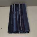 DII Handmade Chindi Tabletop, Reversible and Machine Washable, Table Runner, 14x72, Nautical Blue