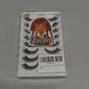 Cat Eye Lashes Wispy False Eyelashes 5-14mm Short Fake Lashes Natural Look D Curl Strip Lashes with Clear Band 8 Pairs Soft Fluffy Lashes Pack 