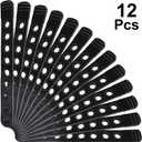 SYDSZ 12Pcs Bike Rack Stabilizer Straps, Replacement Rubber Strap Kit Compatible with Thule 534, Heavy-Duty Wheel Securing Straps for Bike Racks