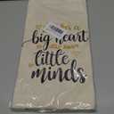 CARAKNOTS Teacher Bag Teachers Gifts for Women Valentines Day Appreciation Week Birthday Thank you Graduation End of Year Christmas Retirement Canvas Tote Bag with Pocket 2 Pcs