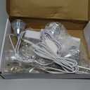 Full Spectrum Grow Lights for Indoor Plants 15-62 Inches Height Adjustable Aluminum Alloy Plant Growing Lamps with Detachable Tripod Stand, Auto On/Off Timer (Full Spectrum, Three Heads)