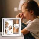 Grandma Memorial Picture Frame,Loss Of Grandma Sympathy Gifts,Bereavement Gift Ideas,Condolences Gift For Loss,Memorial Gifts for Loss of Gandma,Vintage Style Rotating Photo Frame Fits 4x6 In Photos