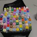 80 Colors Alcohol Markers Art Markers for Kids and Adult Drawing Marker Dual Tip Coloring Painting Perfect for Boys Girls Students Gift