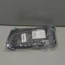 METRONIC 20 Pack 5.25x3.75x8 Small Black Gift Bags, Kraft Paper Shopping Bag with Handles for Small Business, Boutique, Gift Wrap, Bulk