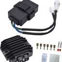 labwork CDI Box Voltage Regulator Rectifier Replacement for Kawasaki Bayou 300 KLF300B 1988 1989 1990 1991 21119-1302 21119-1369 21119-1241