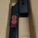 Amazon.com: TOPTOW 64121 2-inch Receiver Trailer Hitch Extension Riser with 2-inch Rise/Drop, Solid Shank, 10000lbs Capacity, Anti-Rattle Bolt : Automotive