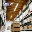Barrina BS84 LED Shop Lights for Workshop 4FT, 84W, 10000LM, 5000K Linkable Light Fixture for Garage, Basement, Hanging or Flush Mount, 4 Packs, White