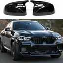 M Style Wing Mirror Cover Caps Replacement for BMW X5 G05 X6 G06 X3 G01 X4 G02 Accessories,2PCS Gloss Black M Performance Sport Side View Mirror Housings