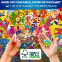 QUOKKA 100 Piece Puzzles for Kids Ages 4-6  4 Puzzles for Kids Ages 6-8  Search and Find Animals and Construction Vehicles Kid Activities for 8-10 yo  Toddler Learning Toy Game Gift for Boys 5-8