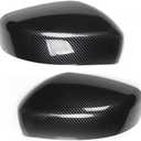 Carbon Fiber Rearview Side Mirror Cap Cover Trim For INFINITI G37 G25 2008 2009 2010 2011 2012 2013 (Not a Replacement) 1 Piece