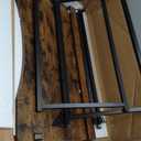 Huuger Folding Desk for Small Spaces, 31.5 Inch Foldable Computer Table, for Home Office, Study, Bedroom, Dorm, Space Saving, Small Writing Work Office Computer Desk, Easy to Fold, Rustic Brown