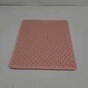 LmlJoo Silicone Cushion Portable Foot Reflexology Pad Foldable Foot Massage Mat Pressure Point Massage Mat Anti-Fatigue Standing Desk Mat Standing Pad Relieves (Pink)