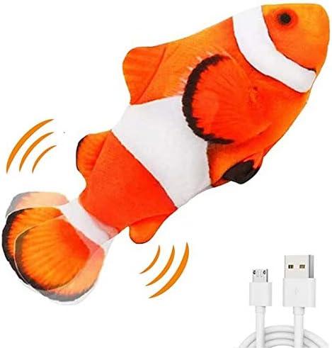 QIAONIUNIU Electric Moving Fish Plush Toys