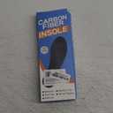 1 Pair Carbon Insole - Men Women Rigid Shoe Insert - Foot Plate for Hallux Rigidus, Turf Toe, Morton's Toe - 10.85' / 275mm