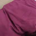 EASELAND Queen Size Down Alternative Comforter - Quilted Duvet Insert for All Seasons, Soft Lightweight with Corner Tabs, Summer Winter Warm Bedding, Burgundy 88×88 Inches