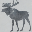 Reusable Wildlife Woodland Animal Stencils for Painting on Wood 17x13,5