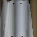 Bathroom Cabinet with 2 Doors, Small Freestanding Storage Cabinet with Adjustable Shelf, Slim Bathroom Organizers, Floor Cabinet for Small Spaces, Bathroom, 7.9" D x 14.7" W x 32" H, White