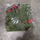 Thiccywoov 4 Pack Christmas Tear Garland for Home Decor (Burgundy)