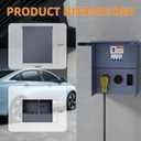 Temporary Power Outlet Panel Weatherproof, Thicker Prewired RV Electrical Panel with UL Listed 20, 30, 50 Amp Receptacle Outlet Box Installed for Hookup Camper Travel Trailer Motorhome