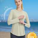 Women's Sun Shirt UPF 50+ UV Protection Long Sleeve Workout Tops Quick Dry SPF Rash Guard for Swim Hiking, XL