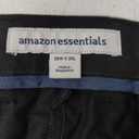 Amazon Essentials Men's Slim-Fit Wrinkle-Resistant Flat-Front Chino Pant (38W x 30L, Black)
