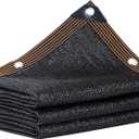 Winemana 50% Shade Cloth for Garden- 4x12 FT Breathable Mesh Tarp for Vegetables & Plants, Outdoor Patio Sun Shade with Grommets - Chicken Coop, Dog Kennel Cover