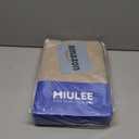 MIULEE Linen Curtains for Bedroom 100% Blackout Thermal Insulated Birch Grommet Room Darkening Curtains & Drapes for Living Room Nursery 52 x 90 Inch (2 Panels)