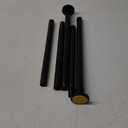 Black Shower Curtain Rod 31 to 80 Inch,1 Inch Diameter Adjustable Spring Tension Stainless Steel Telescoping Rod, Easy Install, No Rust