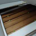 Wire Shelf Covers, Bamboo Wire Rack Covers for Pantry, Closet (4pcs, 32" W x 12" D)