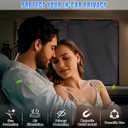 ZATOOTO Car Window Shades, 2 Pack Double Layer Car Sun Shade for Side Window Baby Sun Shade Full Shade & Half Shade & Full See-through 3 Option, Blackout Car Window Cover for Privacy Block UV Ray Heat