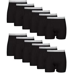 Hanes Men's Boxer Briefs, Cool Dri Moisture-Wicking Underwear, Cotton No-Ride-up for Men, Multi-Packs