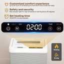 35L Towel Warmer Gift Set  Family-Sized Foldable Design with Window, Dual Safety Shut-Off for Overheat & Tip-Over, 12 Aroma Discs  A Spa-Like Luxury for Home & Loved Ones