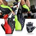 DA--Workout Gloves for Men and Women, Exercise Gloves for Weight Lifting, Cycling, Gym, Training, Breathable and Snug fit-Fluorescent Green (Orange, XL)