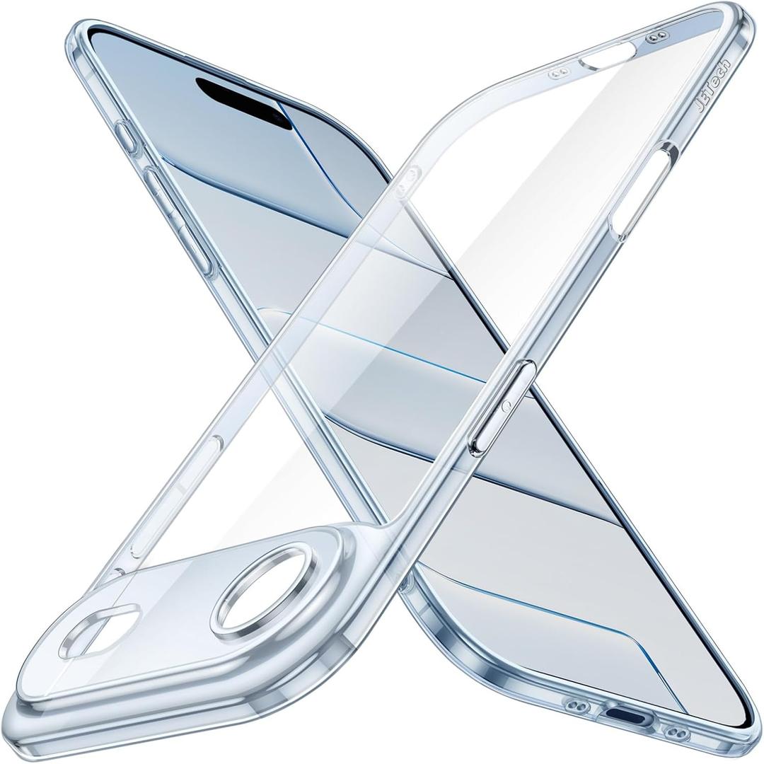 JETech Slim Case for iPhone Air with Camera Lens Full Protection, Ultra-Thin Lightweight Clear Minimalist Protective Phone Cover, 6.5-Inch Display (Sky Blue)